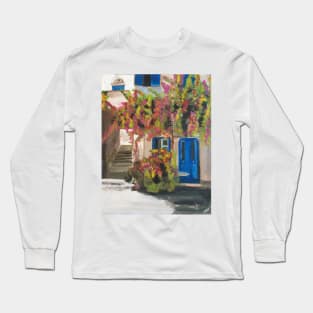 Greek Courtyard Long Sleeve T-Shirt